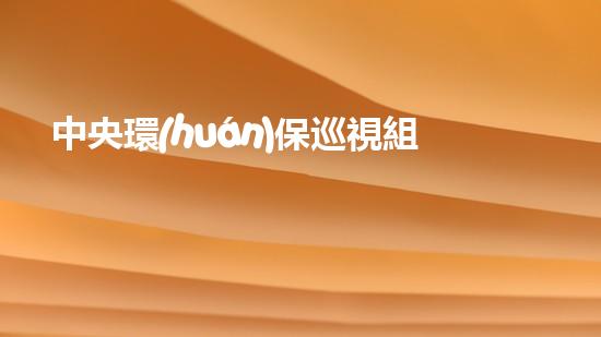 中央環(huán)保巡視組深入成都 推動地方環(huán)保工作再上新臺階